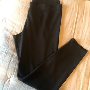 LOFT Black Thick Leggings